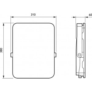 Projetor LED 150W 15750lm IP65 - Philips