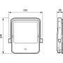 projector de led com sensor