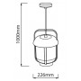 Candeeiro  para exterior "Serène" IP54 E27