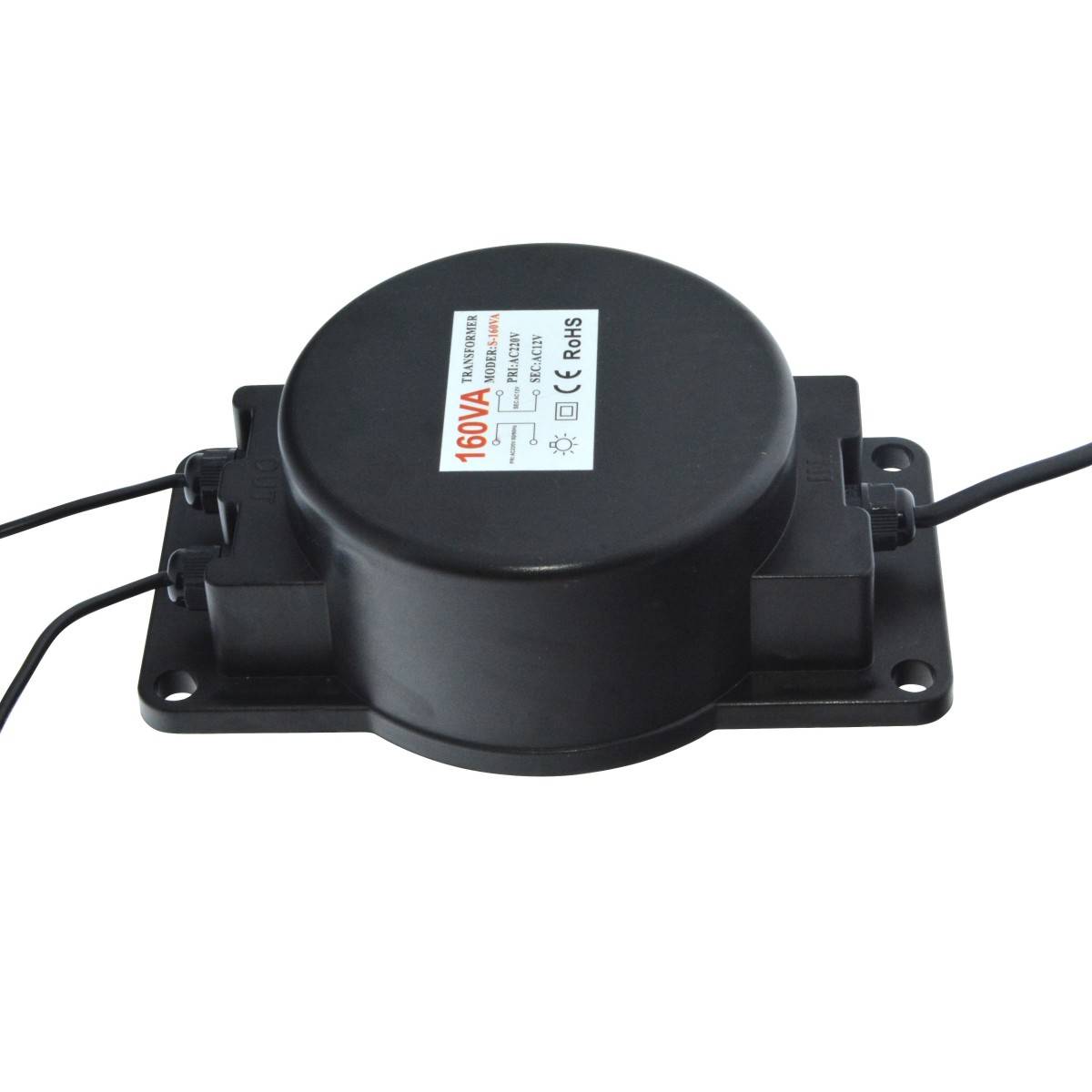 Transformador estanque 12V-AC 160W IP67