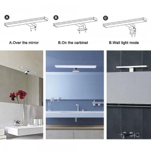 Aplique de espelho para casa de banho LED 8W 40 cm