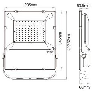 Projector LED exterior 100W RGB+CCT | MI LIGHT