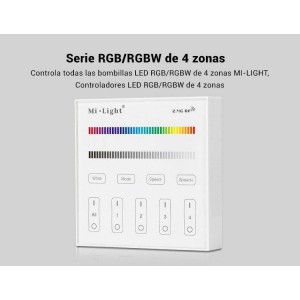 Controle remoto de 4 zonas RGB e RGBW | Mi Light