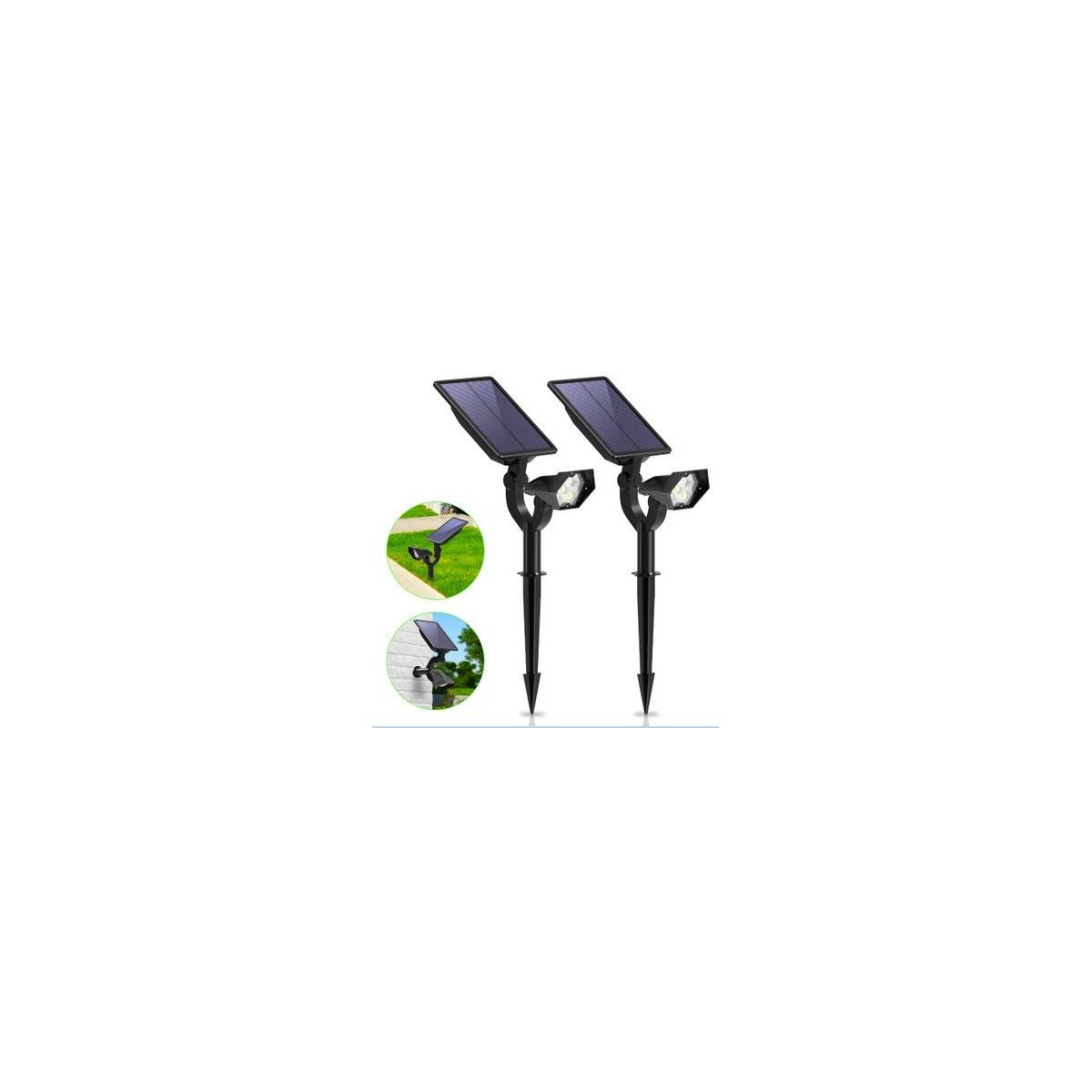 Foco solar LED com sensor 2W