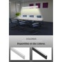 Candeeiro suspenso linear LED 40W 120cm 3200lm