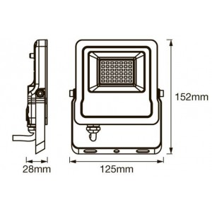 Projetor LED OSRAM LEDVANCE RGBW SMART WiFi FLOOD 20W