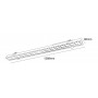 Luminária LED Linear encastrável CCT 40W UGR19 Chip Osram