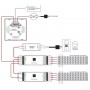 DALI TOUCH Interruptor tátil 12-24V-DC (4 Zonas)