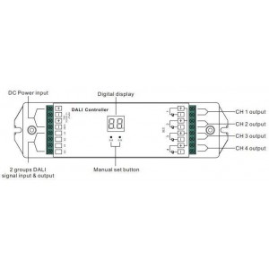 Dimmer Dali CV 5A/Channel (4 canais em 1)