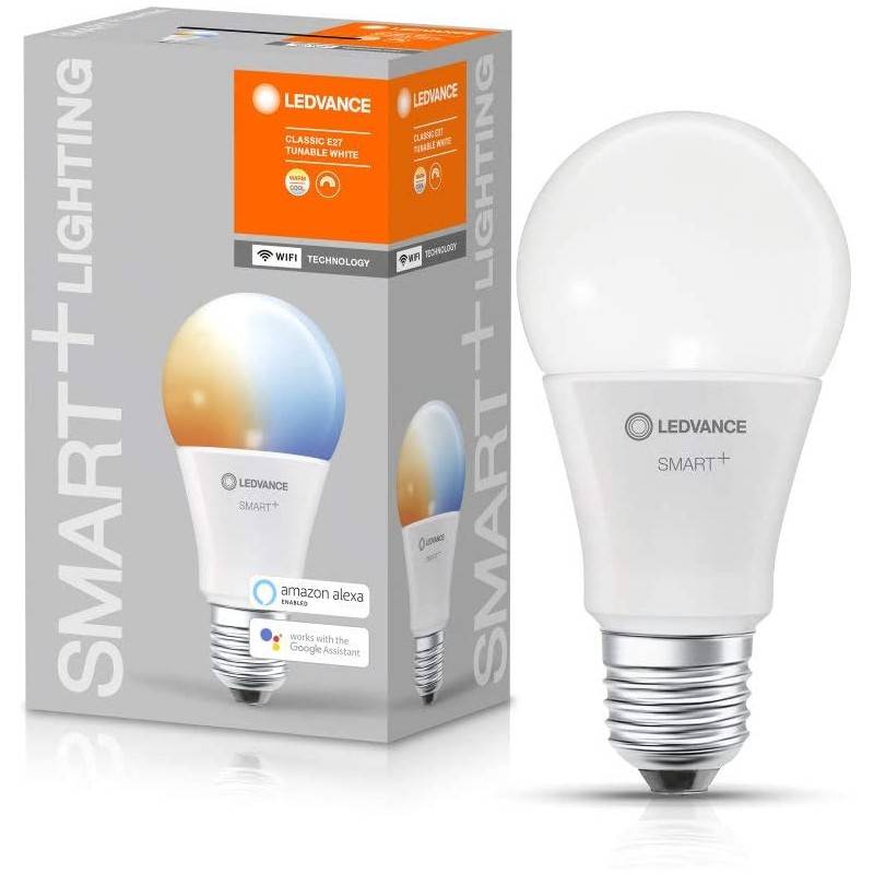 Lâmpada LED Dimável E27 SMART + WiFi CCT 9W LEDVANCE