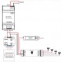 Fonte de alimentação Sunricher para DALI 16V-DC 100-240V / AC 250mA