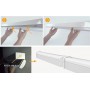 Luminária linear de LED de 40W 120cm CCT com seletor de temperatura de cor