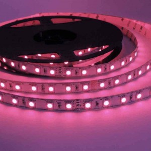 Fita de LED 24V-DC 72W multicor RGB IP20 - Rolo 5 metros