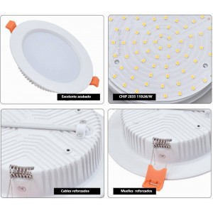 Downlight LED circular profissional encastrável 25W