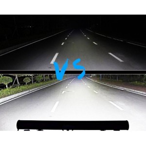 Barra LED para Maquinário, 4x4 e Marítimo 72W -5000lm - Ângulo fechado