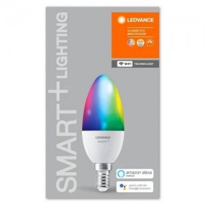 Lâmpada LED B40 VELA E14 SMART + WiFi RGBW 5W LEDVANCE-