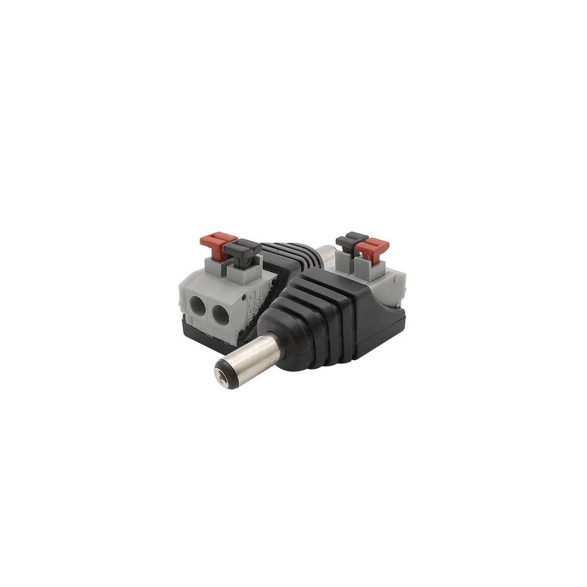 Conector ficha Jack RCA Macho ligação rápida para fita LED