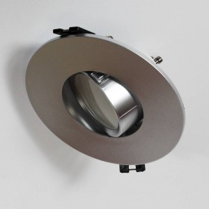 Aro downlight basculante de embutir GU10, MR16 Ø110mm