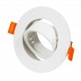 Aro downlight encastrável circular basculante GU10, MR16