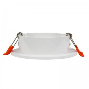 Aro downlight encastrável circular basculante GU10, MR16
