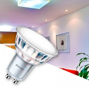 Lâmpada LED GU10 regulável 4W 60º 270lm - Refletor LED Philips Master
