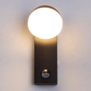 Aplique de parede para exterior LED com sensor PIR "ATLAS" 10W IP54