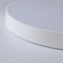 Candeeiro de teto LED CCT circular de madeira 35W ø408x50mm