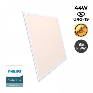 4 painéis LED 600x600x15mm 44W UGR19 com Driver Philips