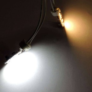 Lâmpada LED plana G4 Bi-Pin 2,3W monocor IP20