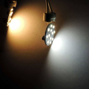 Lâmpada LED plana G4 Bi-Pin 2,3W monocor IP20