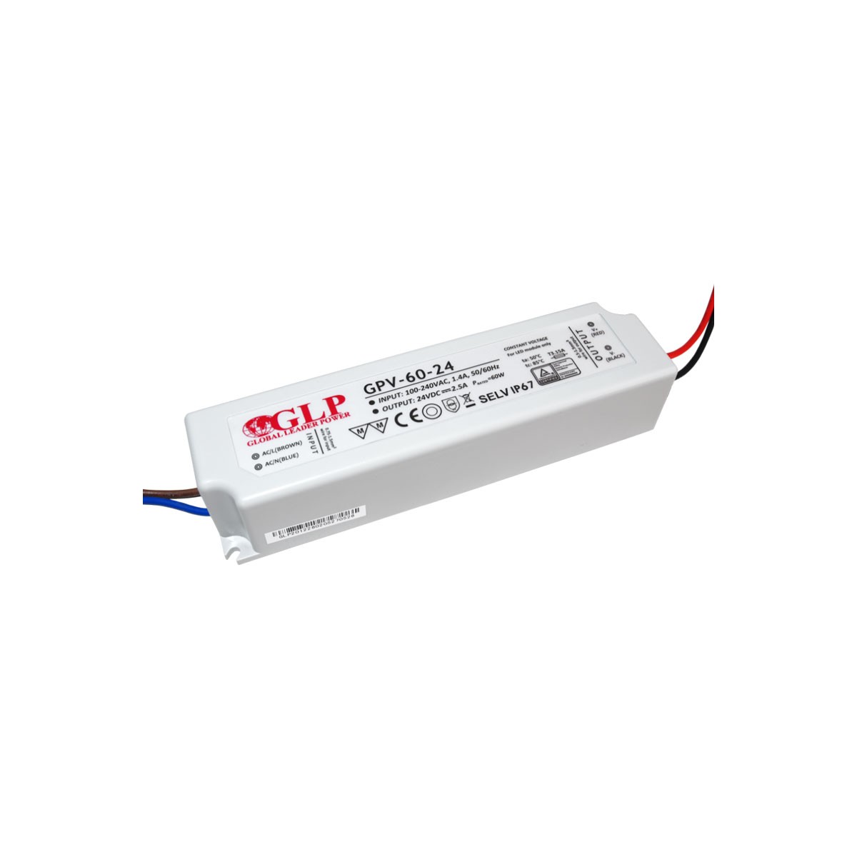 Fonte de alimentação 60W 24V LED - GPL