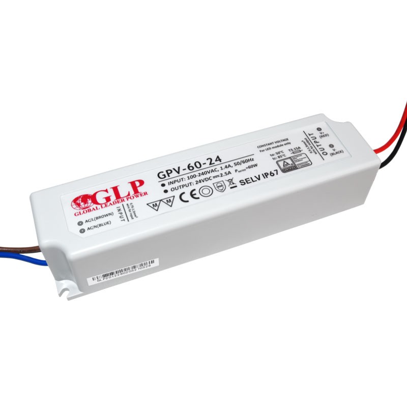 Fonte de alimentação 60W 24V LED - GPL