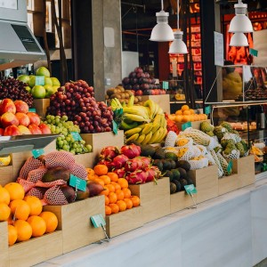 Campânula branca para legumes e frutas