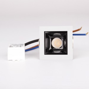 Foco LED Quadrado  com Driver Linear de 2W CHIP OSRAM