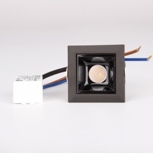 Foco LED Quadrado  com Driver Linear de 2W CHIP OSRAM