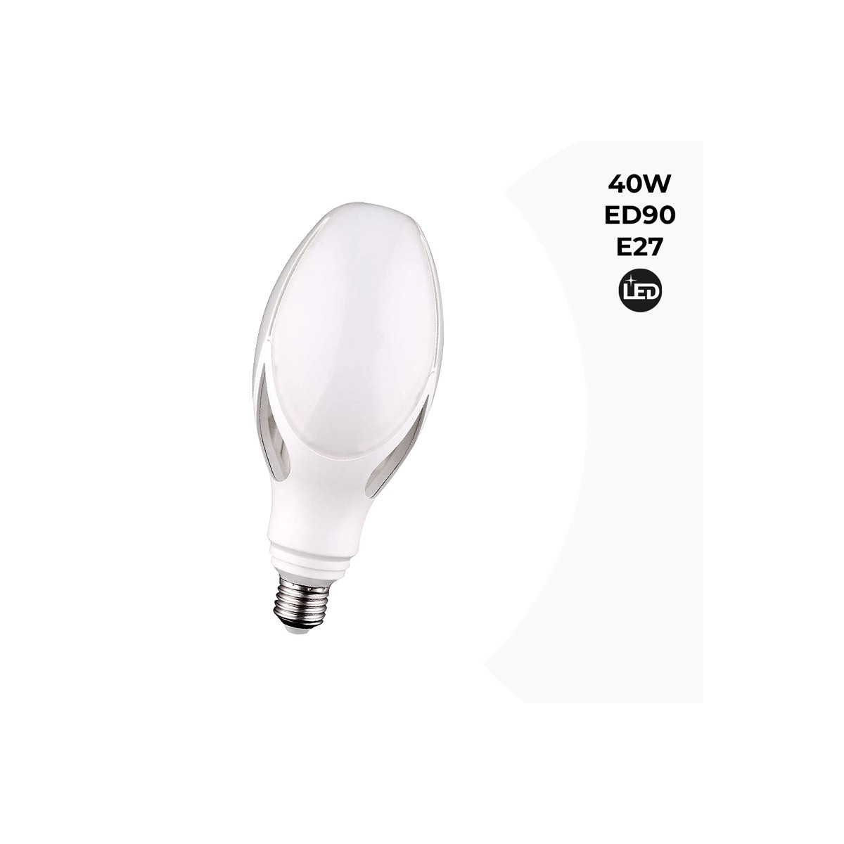 Lâmpada LED ED90 E27 para candeeiro de rua 40W