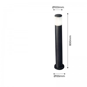 FUMAGALLI AMELIA 800 E27 6W IP55 LED bollard para percursos