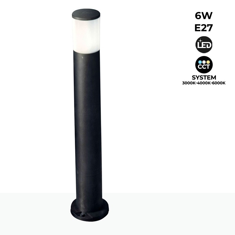 Poste de iluminaçao para caminhos 800lm E27 6W IP55 LED FUMAGALLI AMELIA