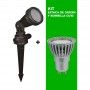 Estaca de Jardim KIT + Lâmpada GU10 LED 5W em verde