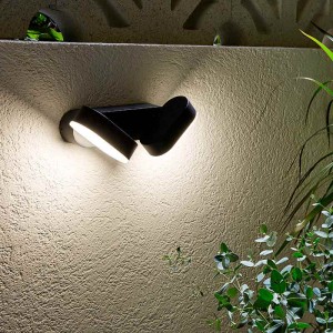 Aplique de parede LED duplo endura para exterior orientável 13W IP54