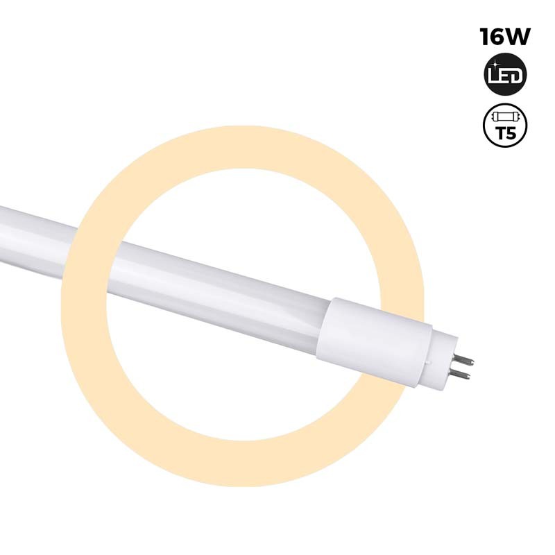 Tubo LED T5 16W 120cm (1165mm) vidro opalino