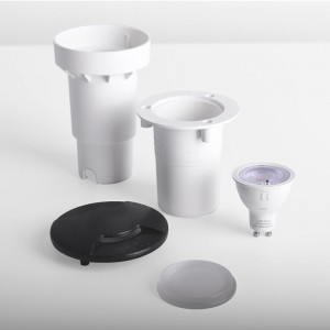 Foco de piso encastrável LED FUMAGALLI CECI 90 2L GU10 3.5W IP67