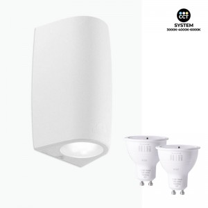 Aplique de Parede LED de Exterior com Luz para Ambos Lados FUMAGALLI MARTA GU10 3,5W