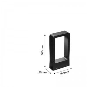 Medidas da baliza decorativa: 300 x 55 x 160mm