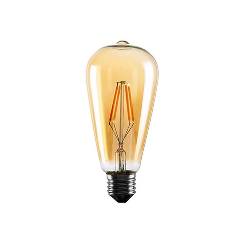 Lâmpada LED Vintage Edison E27 ST64 4W de filamento