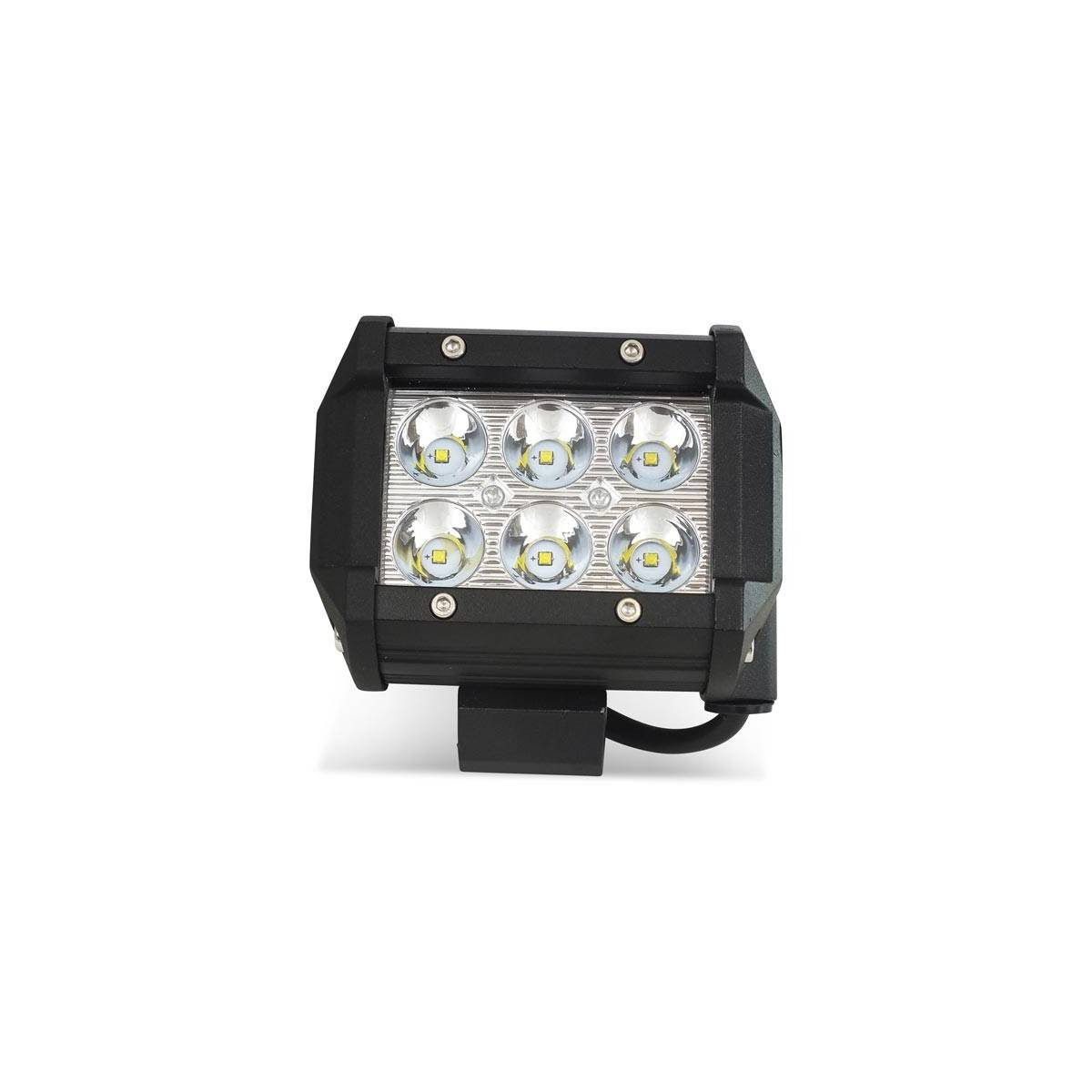 Foco LED para maquinaria, automóvel e náutica 18W -1800lm - Ângulo fechado