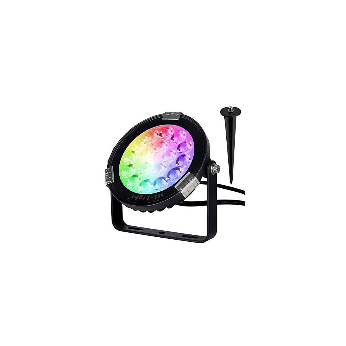 Foco projetor LED 9W RGB+CCT controlo por RF/WiFi - IP65
