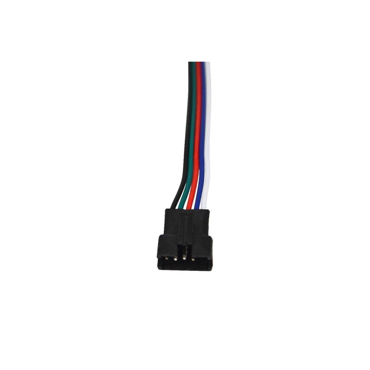 Conector rápido macho 5 pinos para fita LED RGBW IP20