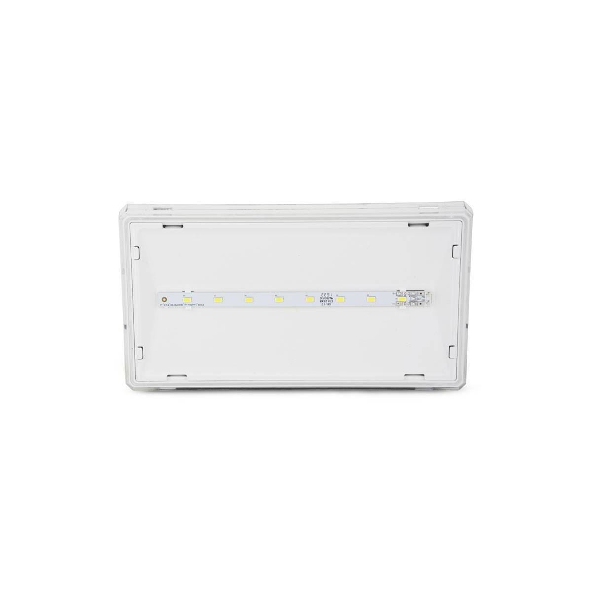 Luz de Emergência LED EXIT S 150 lúmens IP42 Permanente