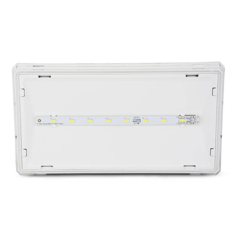 Luz de Emergência LED EXIT S 150 lúmens IP42 Permanente
